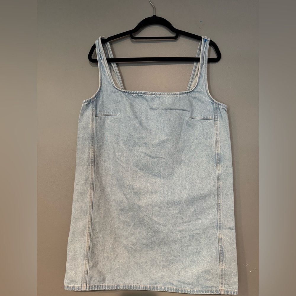 Zara Blue Sleeveless Scoop Neck Sundress - Picture 5 of 5